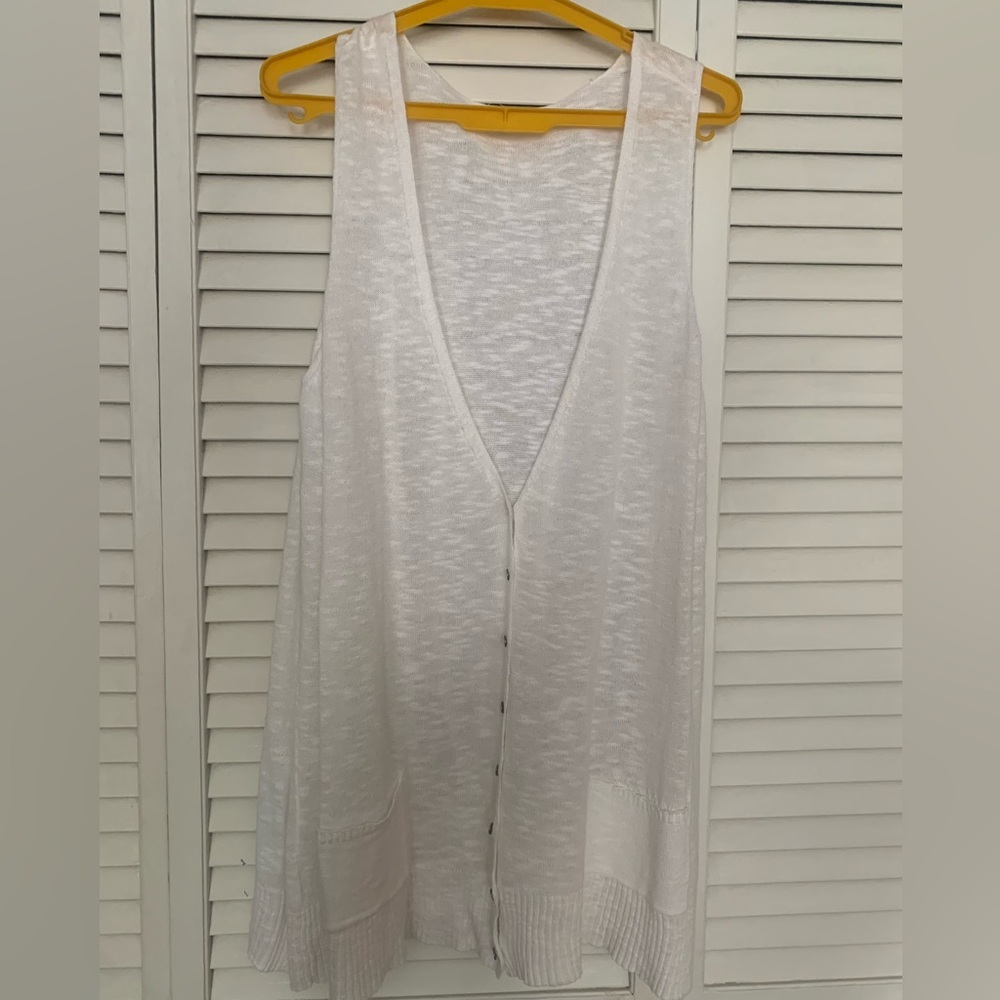 Eileen Fisher Sleeveless Cartigan